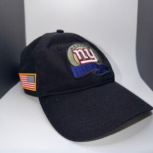 New Era 9TWENTY New York Giants Salute to Service Hat Adjustable OSFM Black